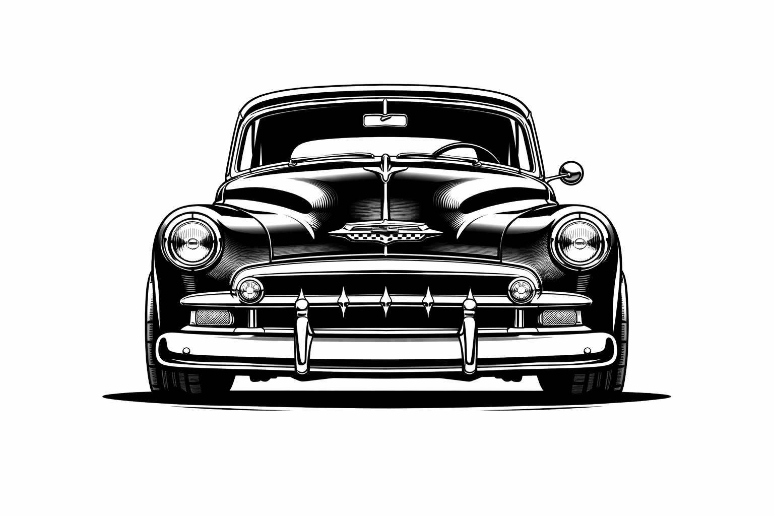 1949-54 Chevrolet front graphic