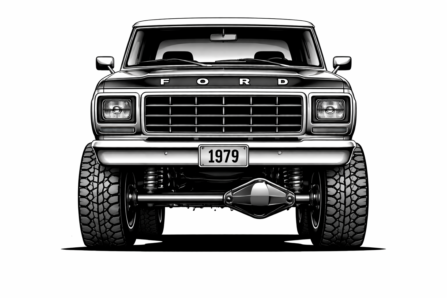 1973-79 Ford Truck front graphic