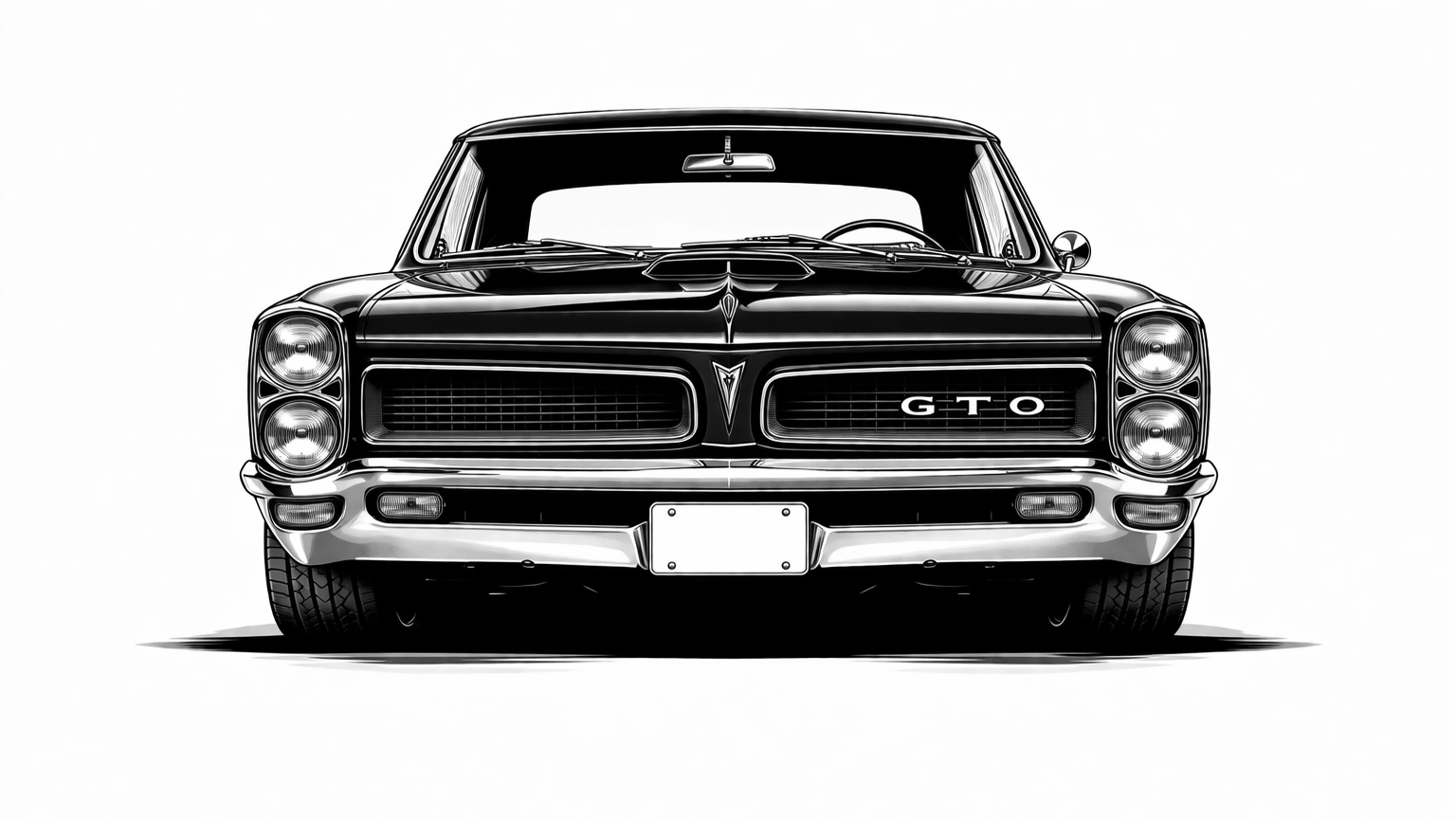 1964-67 Pontiac GTO/LeMans/Tempest front graphic