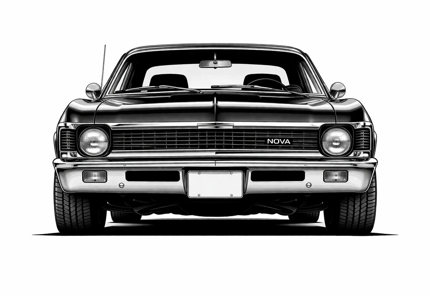 1968-74 Chevrolet Nova Front Subframe front graphic