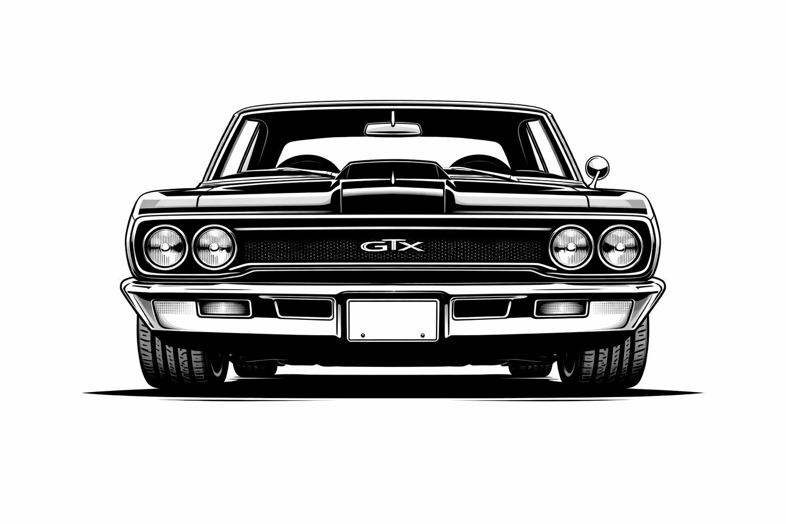 1966-71 Plymouth GTX/Belvedere/Satellite front graphic