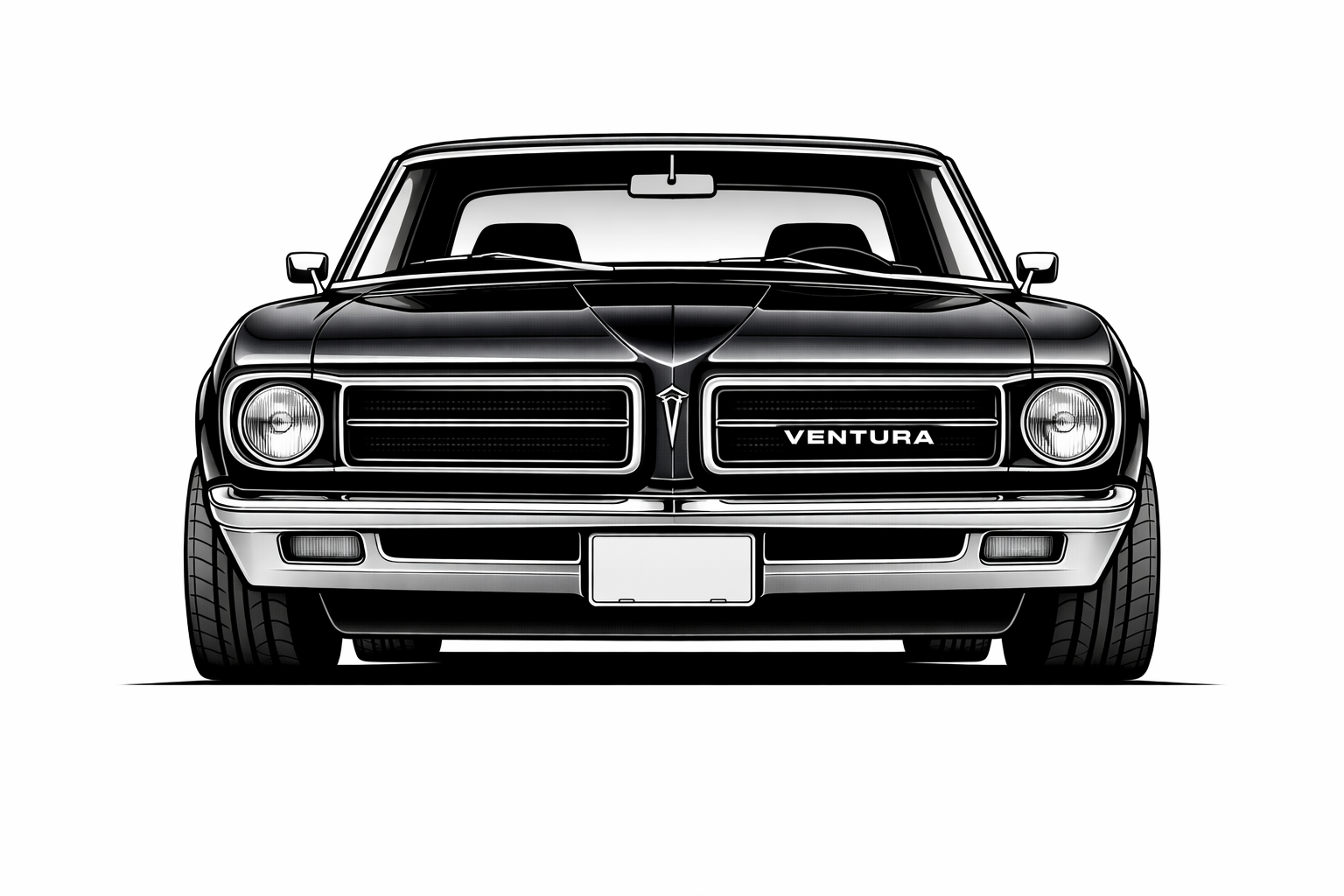 1971-74 Pontiac Ventura Front Subframe front graphic