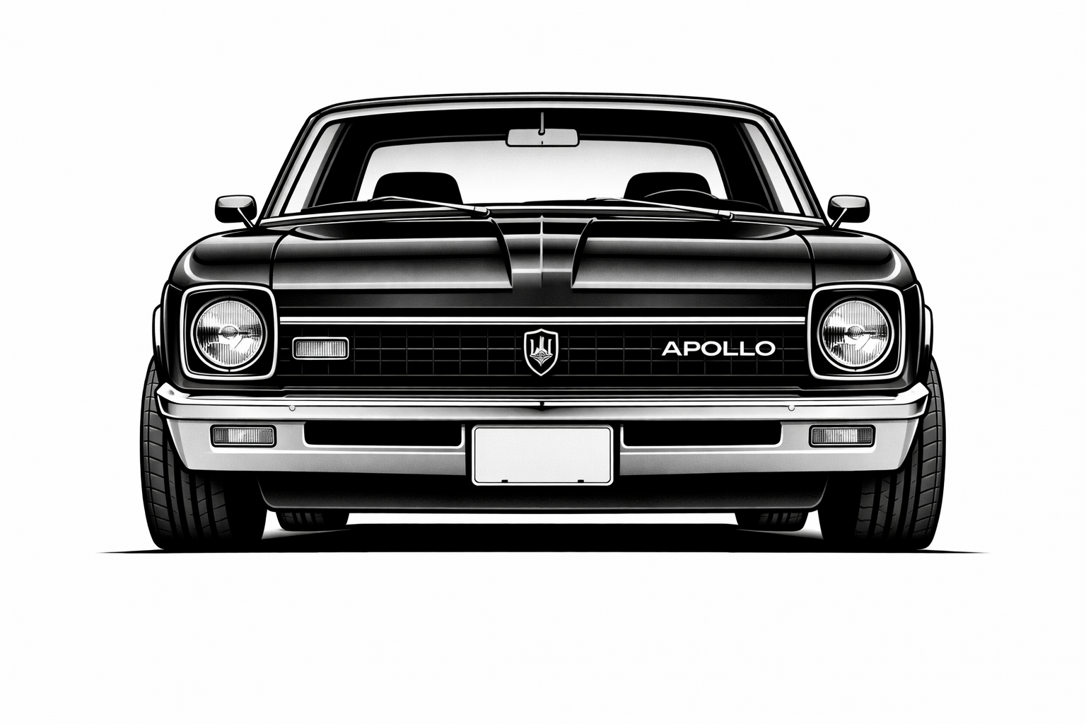 1973-74 Buick Apollo Front Subframe front graphic