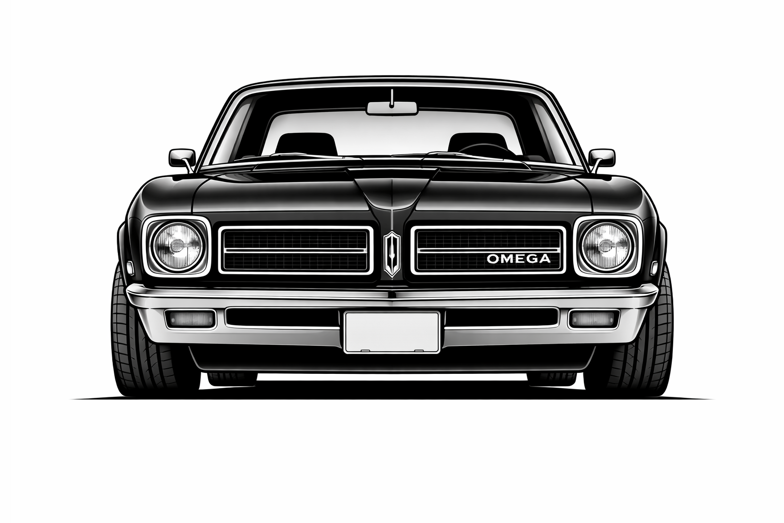 1973-74 Oldsmobile Omega Front Subframe front graphic