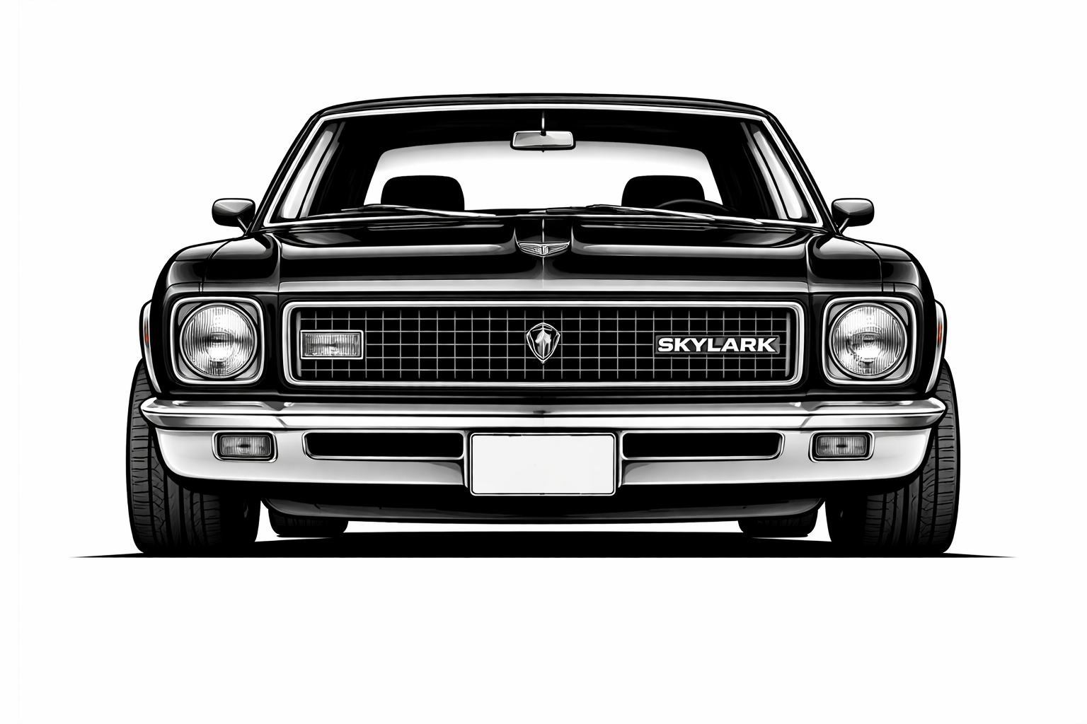 1975-79 Buick Skylark Front Subframe front graphic