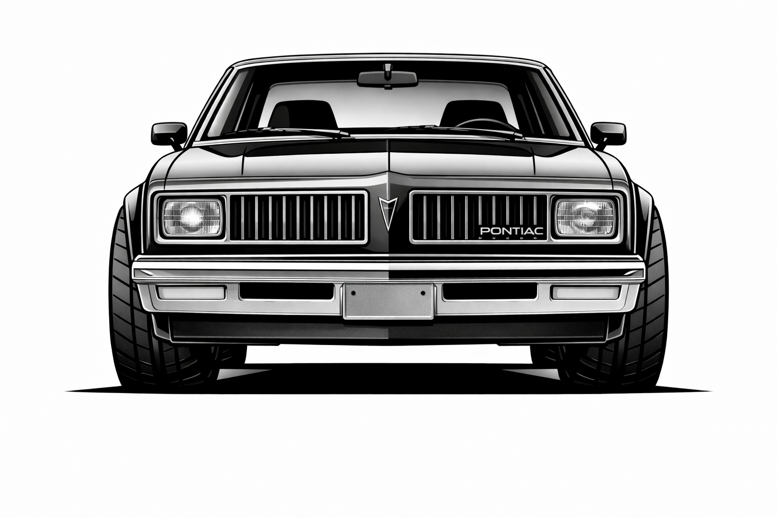 1977-79 Pontiac Phoenix front graphic
